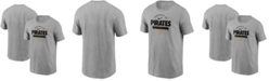 Nike Men's Heathered Gray Pittsburgh Pirates Primetime Property Of Practice T-shirt
